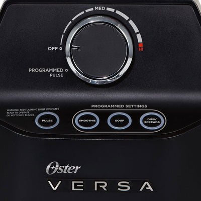 Oster Versa Pro Series 64 Ounce 250 MPH Countertop Blender w/ BPA-Free Jar, Red