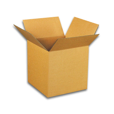 EcoSwift 4 x 4 x 4 Inch Corrugated Cardboard Packing Boxes for Moving (100 Pack)