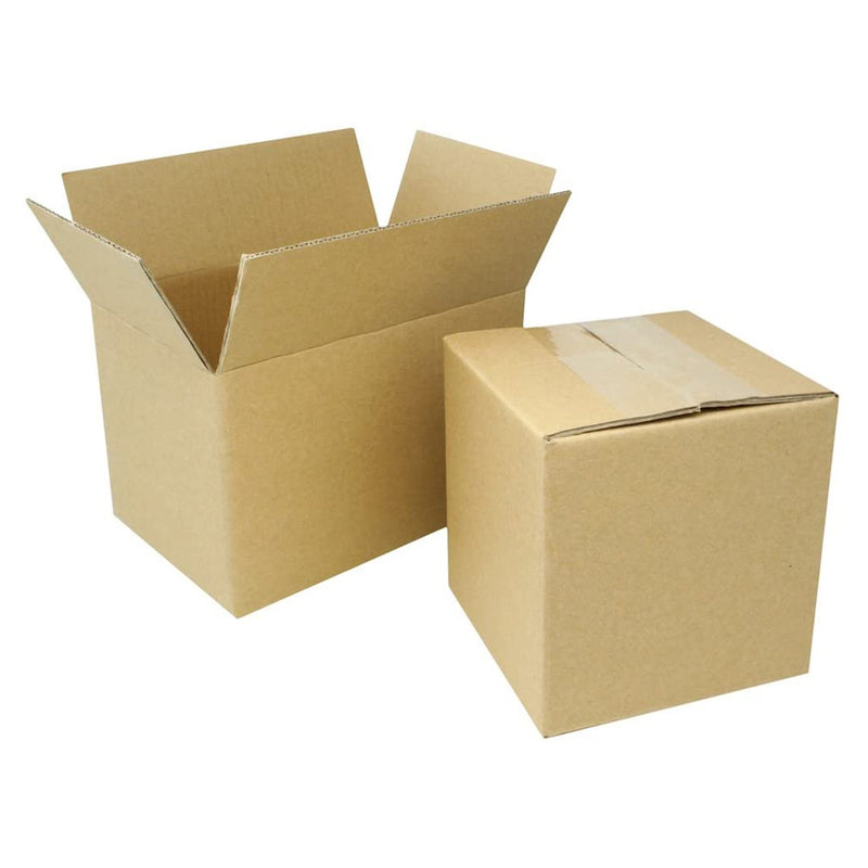 EcoSwift 4 x 4 x 4 Inch Corrugated Cardboard Packing Boxes for Moving (100 Pack)