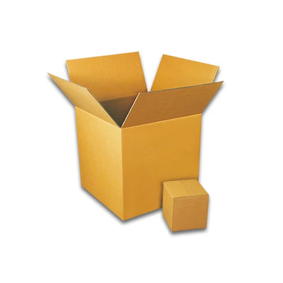 EcoSwift 5 x 5 x 5 Inch Corrugated Cardboard Packing Boxes for Moving (100 Pack)