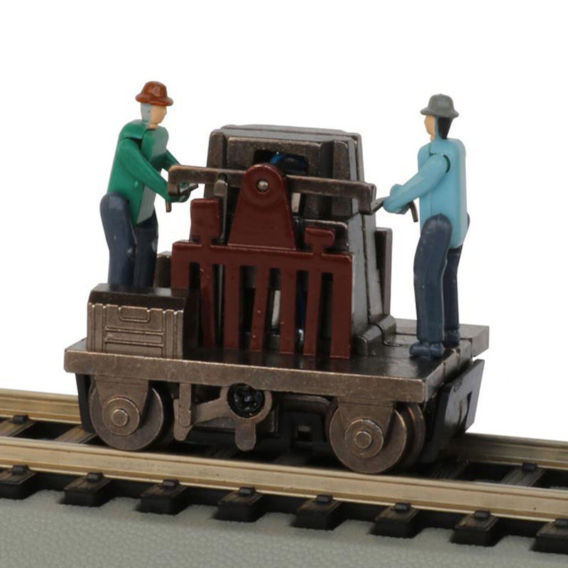 Bachman Trains 46223 HO Scale Gandy Dancer Operating Hand Car, Assorted Colors