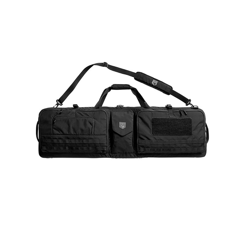 Cannae Pro Gear The Triplex Acies 2 Long Gun and 2 Hand Gun Carry Bag, Black