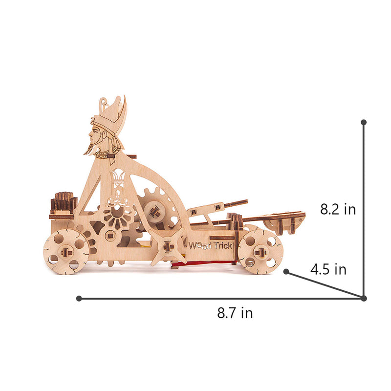 Wood Trick Functional 3D Egyptian Catapult Model Kit Puzzle for Kids & Adults