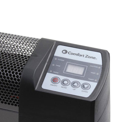 Comfort Zone 1500 Watt Baseboard Convection Space Heater with Digital Thermostat