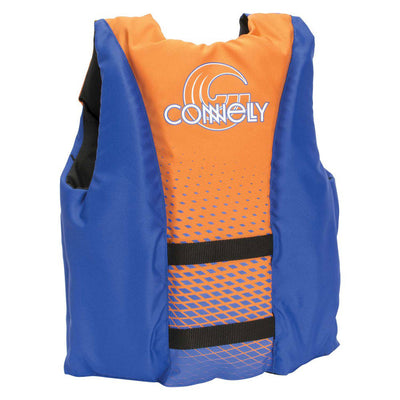 CWB Connelly Coast Guard Approved Nylon Youth Life Jacket PFD Vest, Navy/Orange