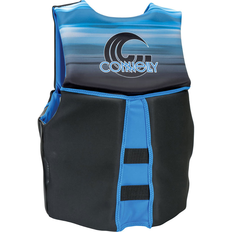 CWB Connelly Classic Neoprene Mens Extra Large Life Vest Jacket, Black and Blue