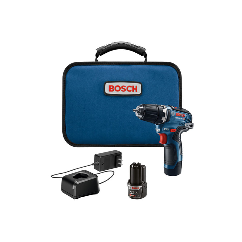 Bosch GSR12V-300B22 12V Max EC Brushless 3/8 Inch Drill and Driver System Kit