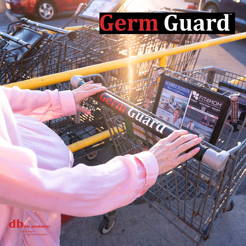 dbest products Germ Gard Contactless Grocery Shopping Cart Handle Wrap (10 Pack)