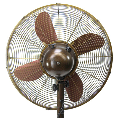 DecoBREEZE DBF2499 Outdoor 53 Watt Oscillating 3 Speed Floor Fan, Coppertino