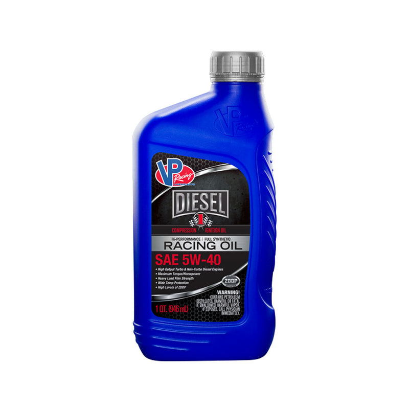 VP Racing Fuels 2695 CI1 Hi Performance Diesel Race Engine Oil, Quart SAE 5W-40