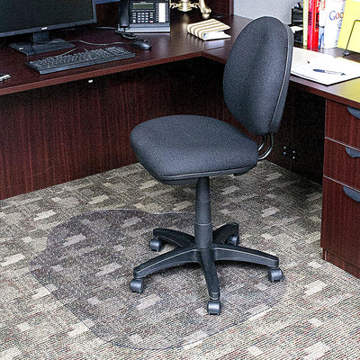 Dimex 33 x 44 Inch Evolve Modern Office Chair Mat for Low Pile Carpet, Clear
