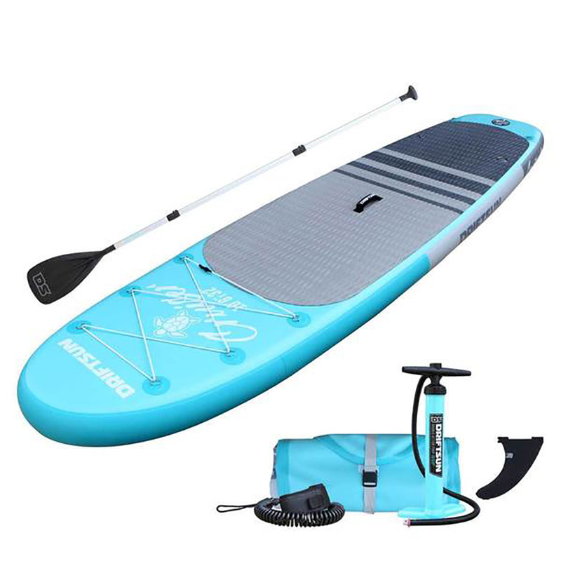 Driftsun Cruiser Ultimate 10 Foot Inflatable Stand Up Paddle Board Package, Blue