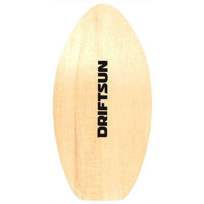 Driftsun 40 inch Lightweight Wood Water Skimboard with XPE Traction Pad, Teal
