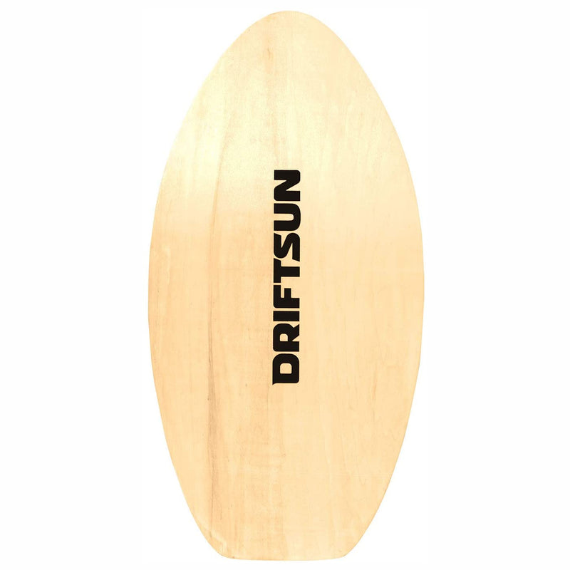 Driftsun 40 inch Lightweight Wood Water Skimboard with XPE Traction Pad, Teal