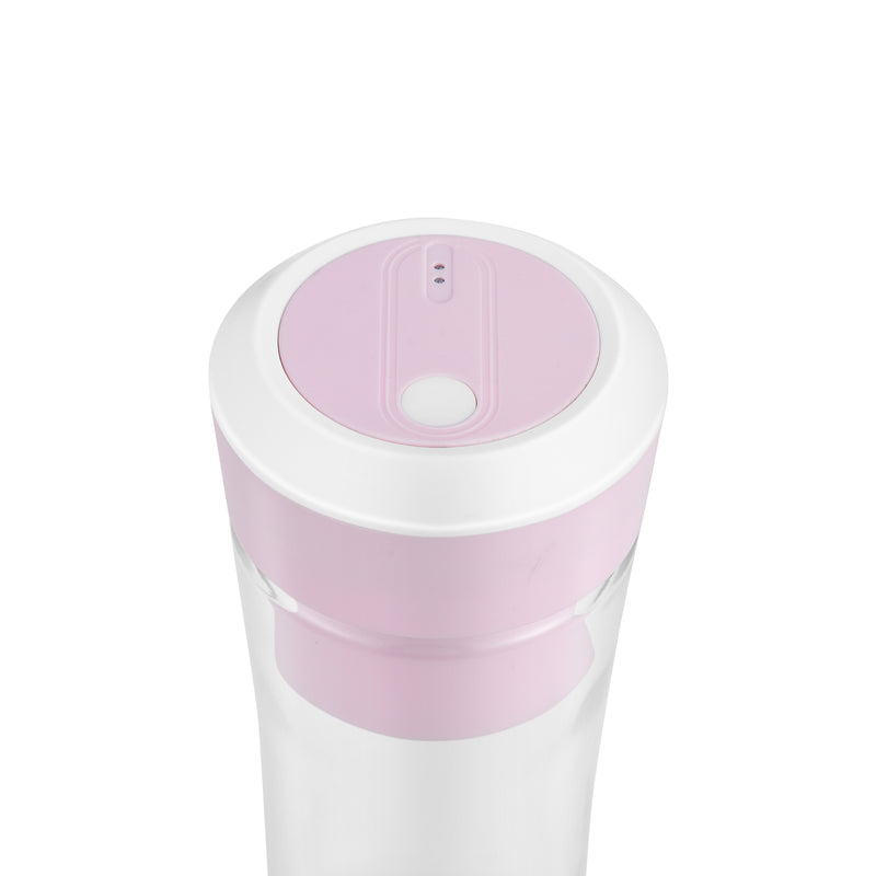Geek Chef GPB30 10 Oz Portable Mini Personal Cordless Rechargeable Blender, Pink
