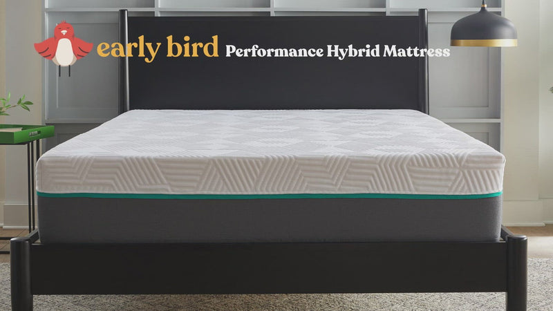 Early Bird Performance 10 Inch Hybrid Cool Gel Copper Memory Foam Mattress, King