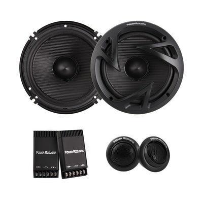 Power Acoustik EF-60C Car Stereo 500W Max 6.5 Inch Component Set Speakers Kit