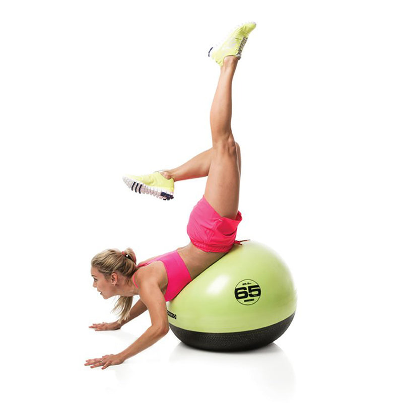 Escape Fitness USA 25in Green Inflatable Exercise Ball for Steady Ab Workout