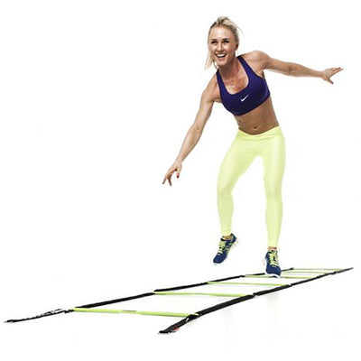 Escape Fitness 10' Long Speed Ladder for Total Body Fitness Training w/Carry Bag