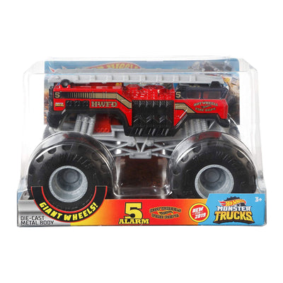 Hot Wheels Toddler Kids 5 Alarm Large Scale Monster Fire Truck Toy Ages 3 and Up