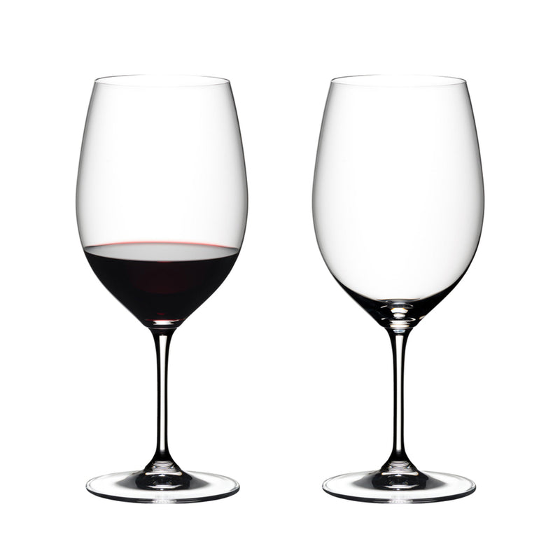 Riedel VINUM Cabarnet Sauvignon/Merlot Bordeaux Crystal Wine Glasses, Set of 2