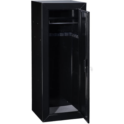 Stack-On 14 Gun All Steel Locking Longarm Security Storage Cabinet Safe, Black