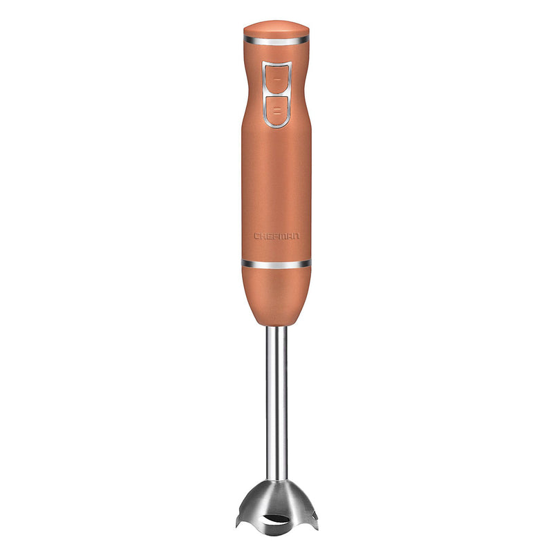 Chefman Immersion Dual Speed Control Ice Crushing Hand Mixer/Blender, Copper