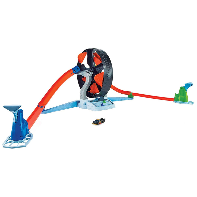 Hot Wheels GJM77 Action Spinwheel Challenge Launcher Trackset Toy with Vehicle