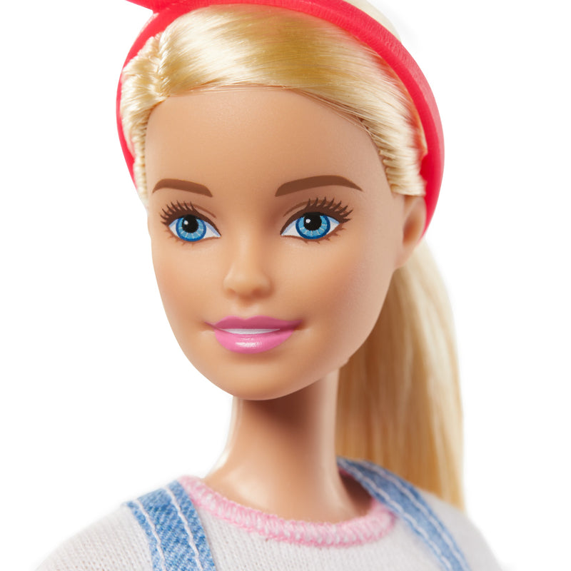 Barbie Surprise Career Blonde Doll with Trendy Fashion Outfits and Accessories
