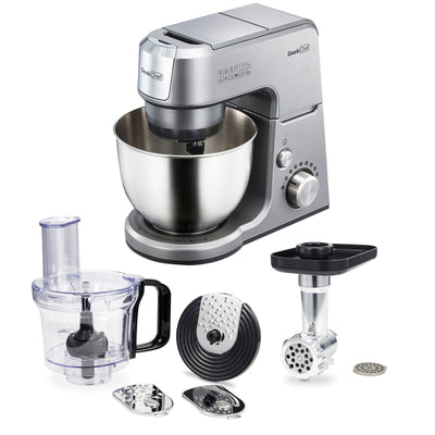 Geek Chef 2.6 Quart 7 Speed Stand Mixer with Mincer & Food Processor Attachments