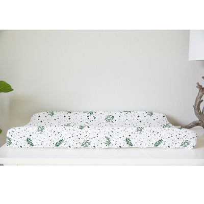 Groumikids Soft Cotton Bamboo Baby Changing Pad Cover, Botanical Print