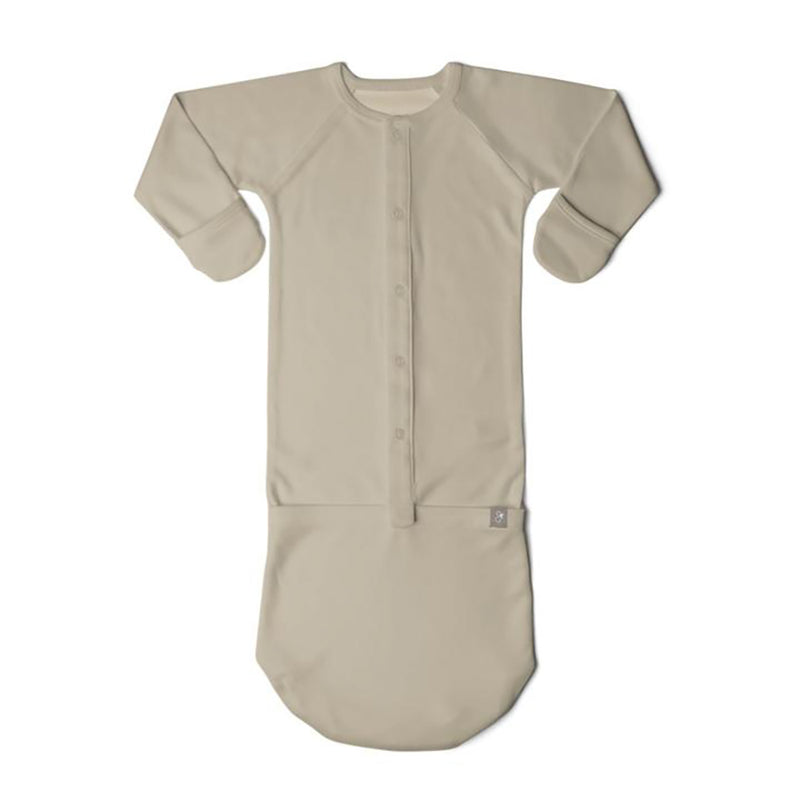 Goumikids Baby Sleep Gown Sleepsack Pajama Clothes, 0-3M & 3-6M Soybean (2 Pair)
