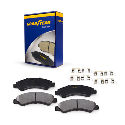 Goodyear Brakes GYD727 Premium Ceramic Automotive Front Disc Brake Pads Set