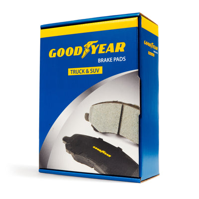 Goodyear Brakes GYD1018 Truck and SUV Premium Semi-Metallic Rear Brake Pads Set