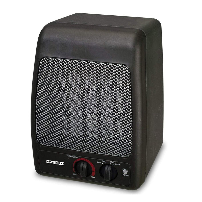 Optimus H-7000 Portable Indoor Electric Ceramic Space Heater with Thermostat