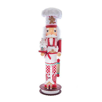 Kurt Adler 36 Inch Hollywood Gingerbread Chef Nutcracker Holiday Christmas Decor