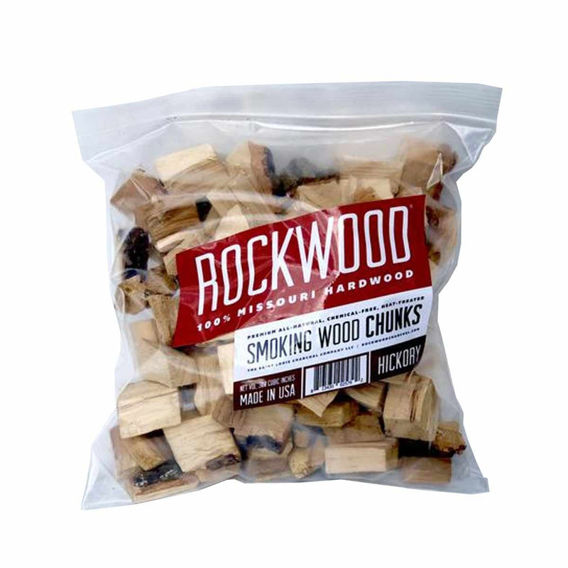 Rockwood Missouri 3-5 Lb Hardwood Low & Slow Smoker Smoking Wood Chunks, Hickory