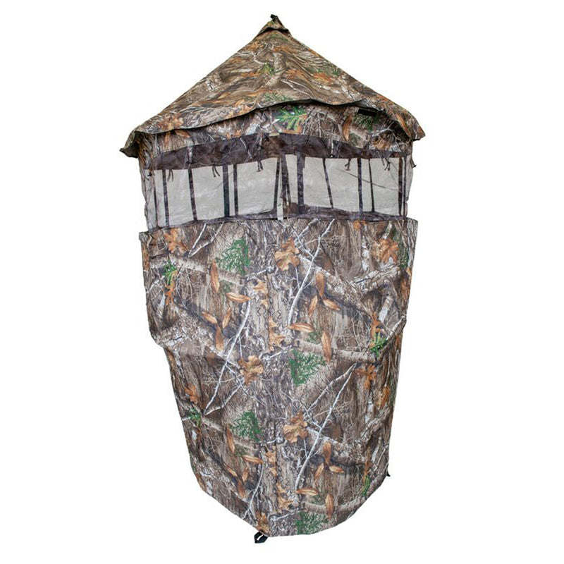 Cooper Hunting Chameleon Real Tree Camo Concealment Cover Blind for Tree Stands