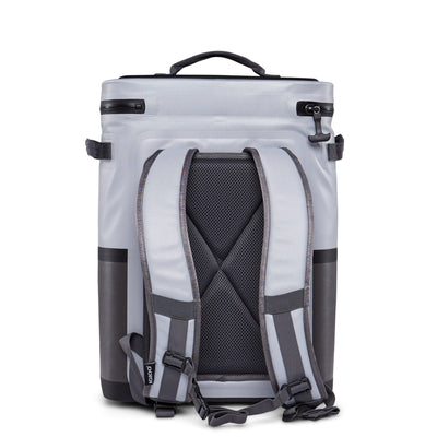 Igloo Reactor Portable 24 Can Soft Insulated Waterproof Backpack Cooler, Gray
