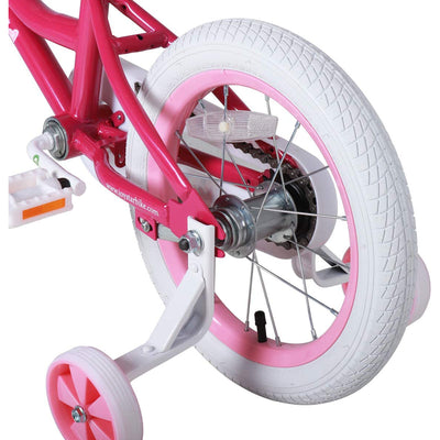 Joystar Angel 14 Inch Ages 3 to 5 Kids Bike with Training Wheels, Pink(Open Box)