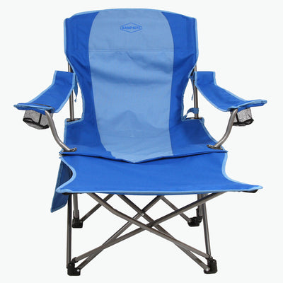 Kamp-Rite Camping Beach Patio Folding Chair w/ Detachable Footrest (Open Box)