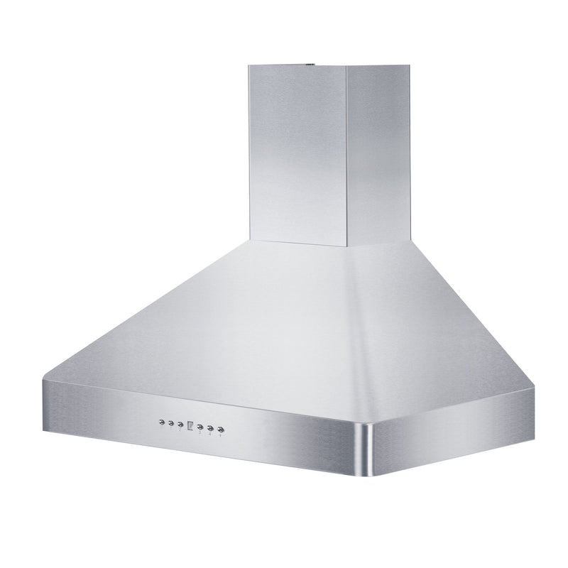 ZLINE KF2-36 36-Inch Mount Wall Range Hood in Stainless Steel with 2 LED Lights