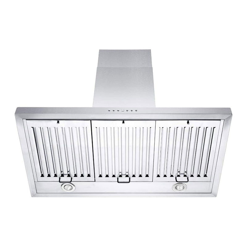 ZLINE KL336 36 Inch Mounted Wall Range Hood in Stainless Steel with 2 LED Lights