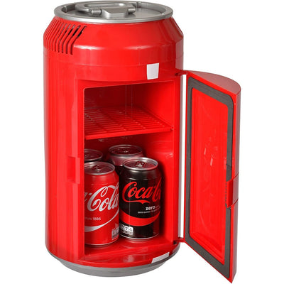 Koolatron 8 Can Official Coca-Cola AC/DC Electric Mini Fridge Beverage Cooler