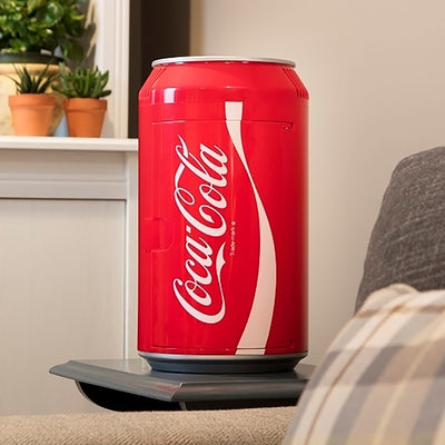 Koolatron 8 Can Official Coca-Cola AC/DC Electric Mini Fridge Beverage Cooler