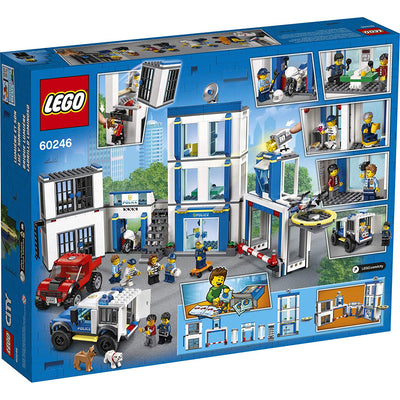 LEGO City 60246 Toy Police Station Block Building Set Playset with 7 Minifigures