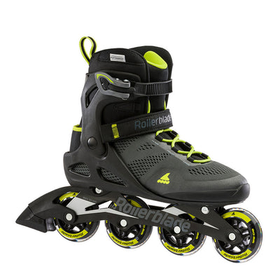 Rollerblade USA Macroblade 80 Men's Adult Fitness Inline Skate, Size 13, Lime