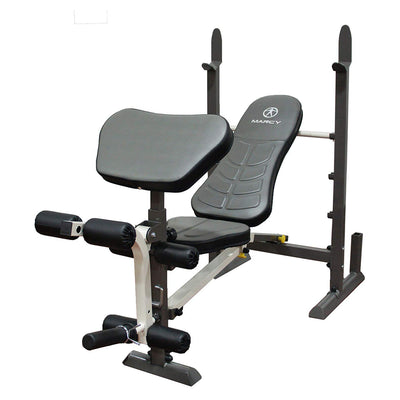 Marcy MWB-20100 Adjustable, Folding Standard Full Body Workout Weight Bench