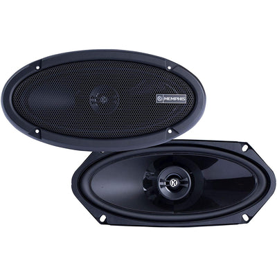 Memphis Audio Power Reference 4x10" 2 Way Coaxial Car Speaker System (2 Pack)