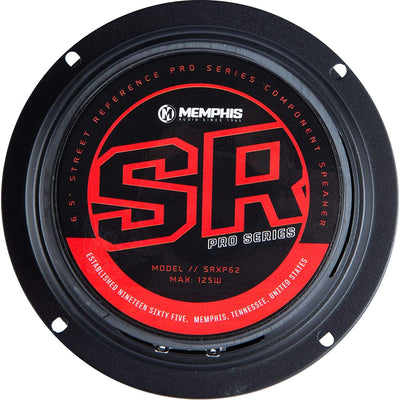 Memphis Audio SRXP62 Street Reference 6.5 Inch Pro Audio Component Car Speaker